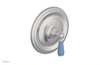 JAMESTOWN - Thermostatic Shower Trim - Lever Handle with "Light Blue" Accents 4-735