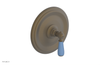JAMESTOWN - Thermostatic Shower Trim - Lever Handle with "Light Blue" Accents 4-735