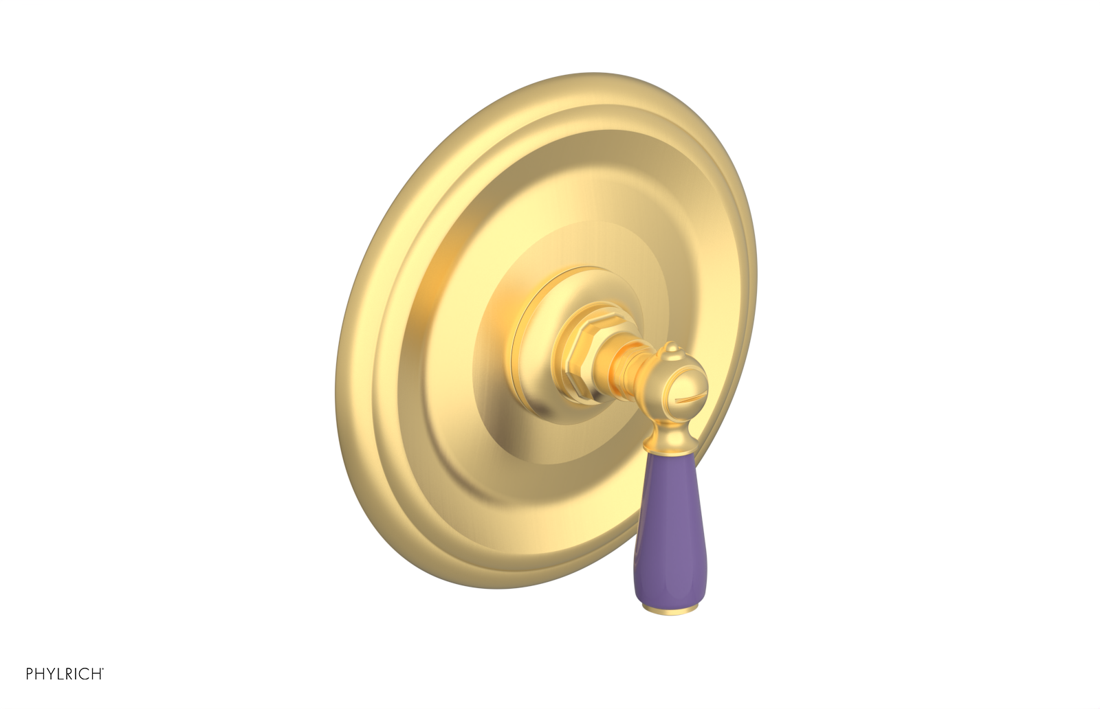 JAMESTOWN - Thermostatic Shower Trim - Lever Handle with "Purple" Accents 4-735