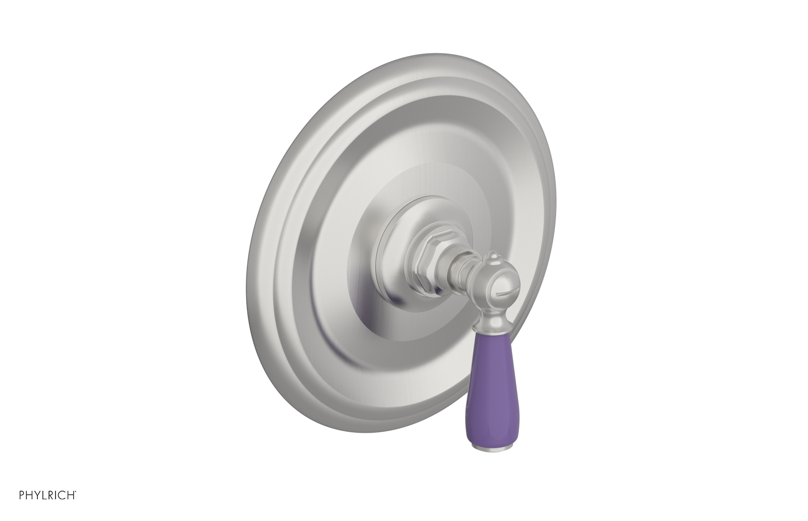 JAMESTOWN - Thermostatic Shower Trim - Lever Handle with "Purple" Accents 4-735