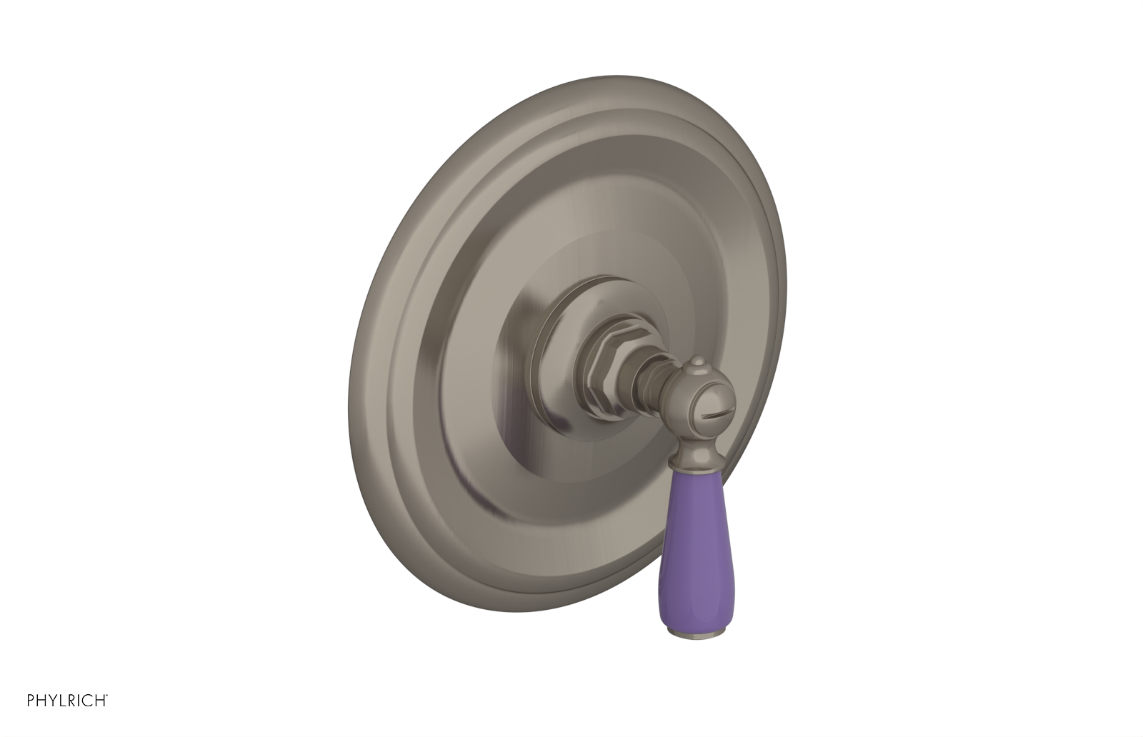 JAMESTOWN - Thermostatic Shower Trim - Lever Handle with "Purple" Accents 4-735