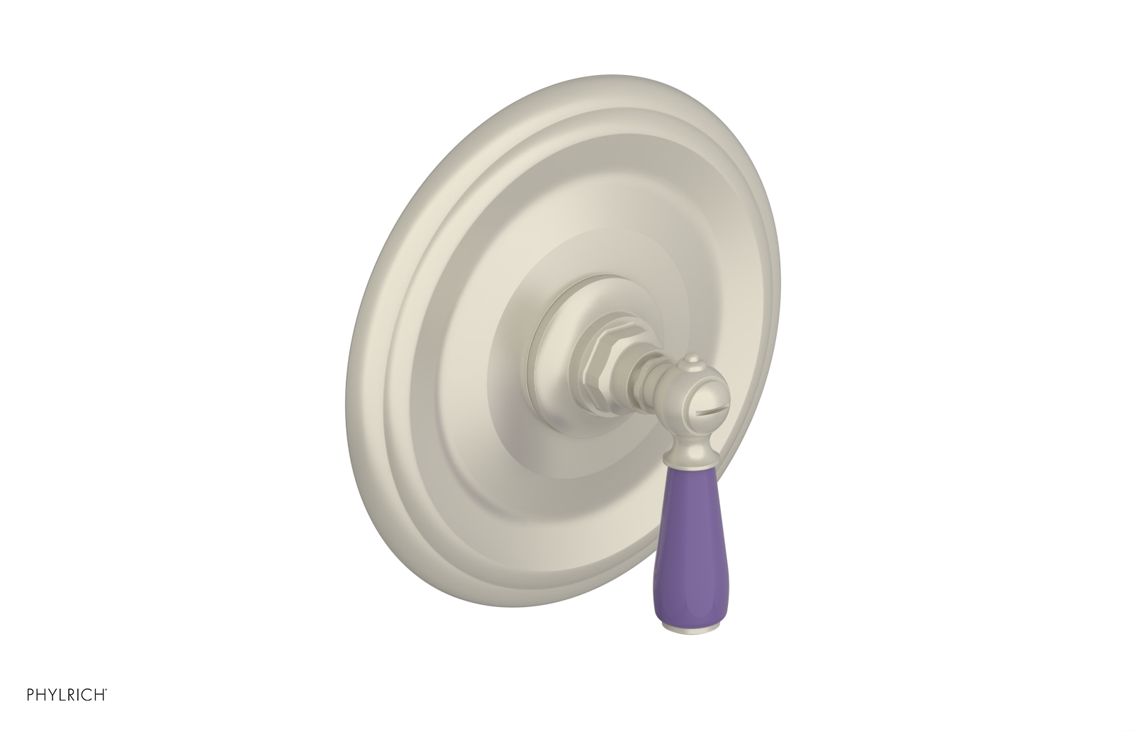 JAMESTOWN - Pressure Balance Shower Plate & Handle Trim with "Purple" Accents 4-735