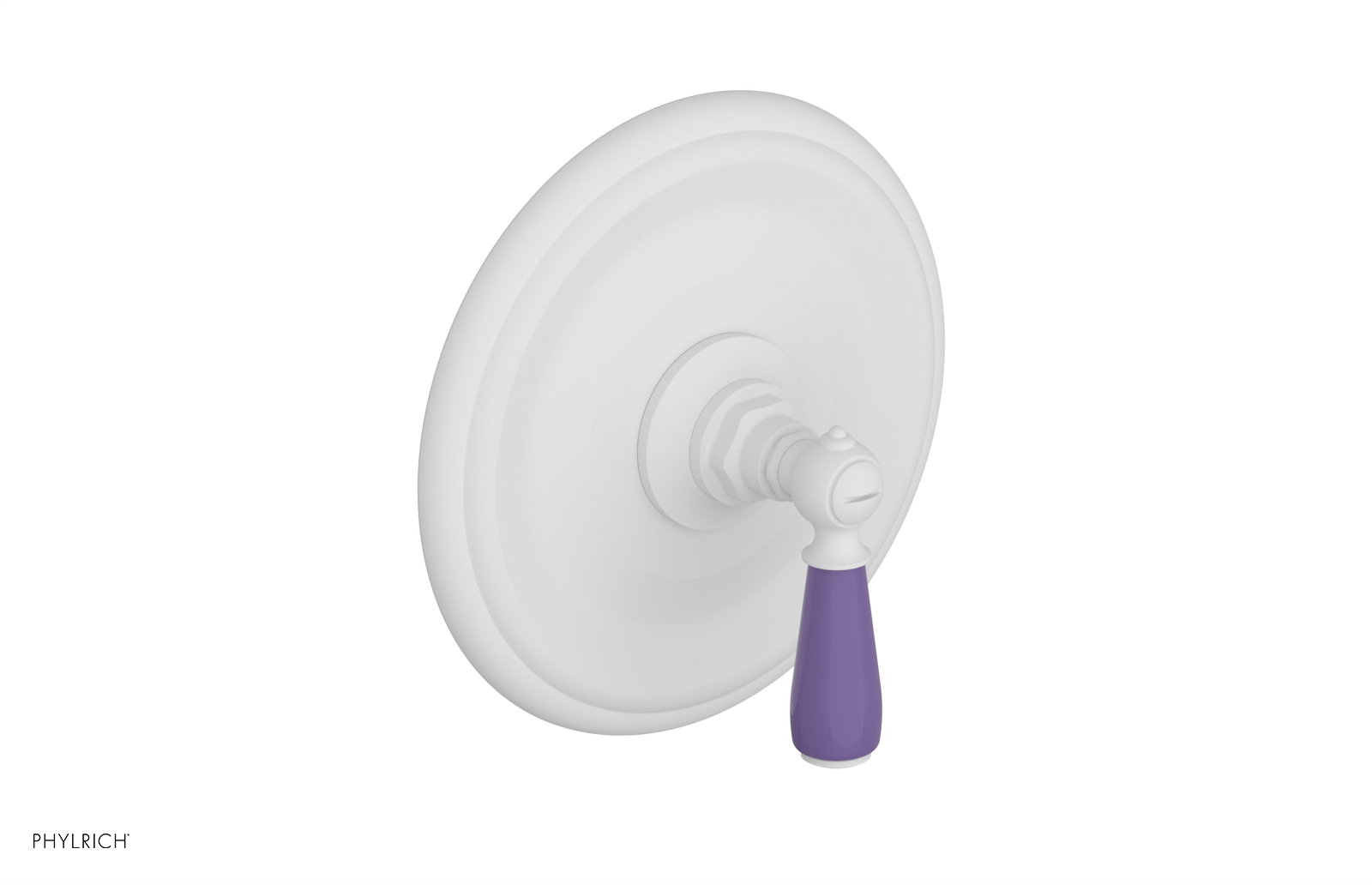 JAMESTOWN - Pressure Balance Shower Plate & Handle Trim with "Purple" Accents 4-735