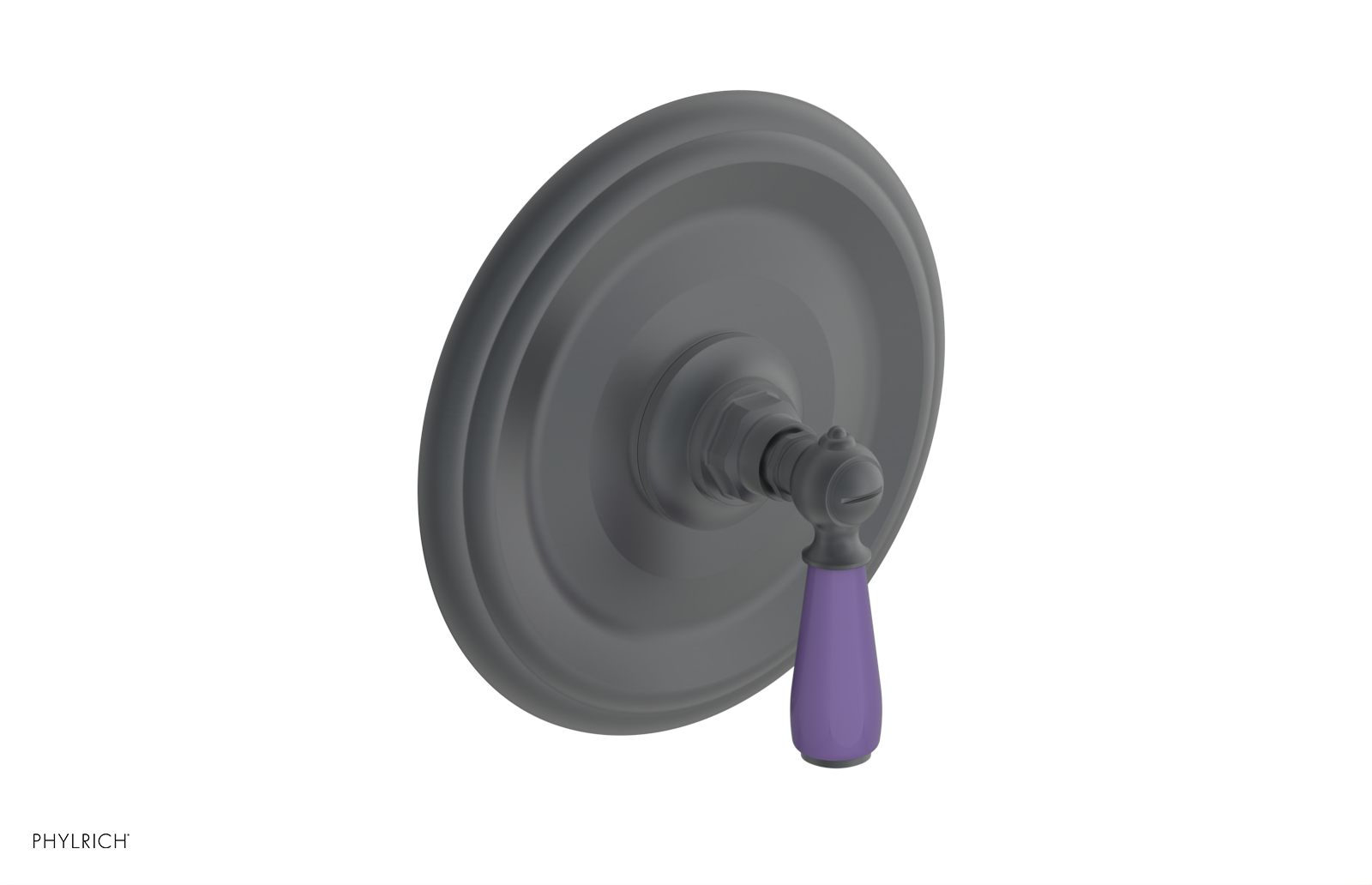 JAMESTOWN - Pressure Balance Shower Plate & Handle Trim with "Purple" Accents 4-735