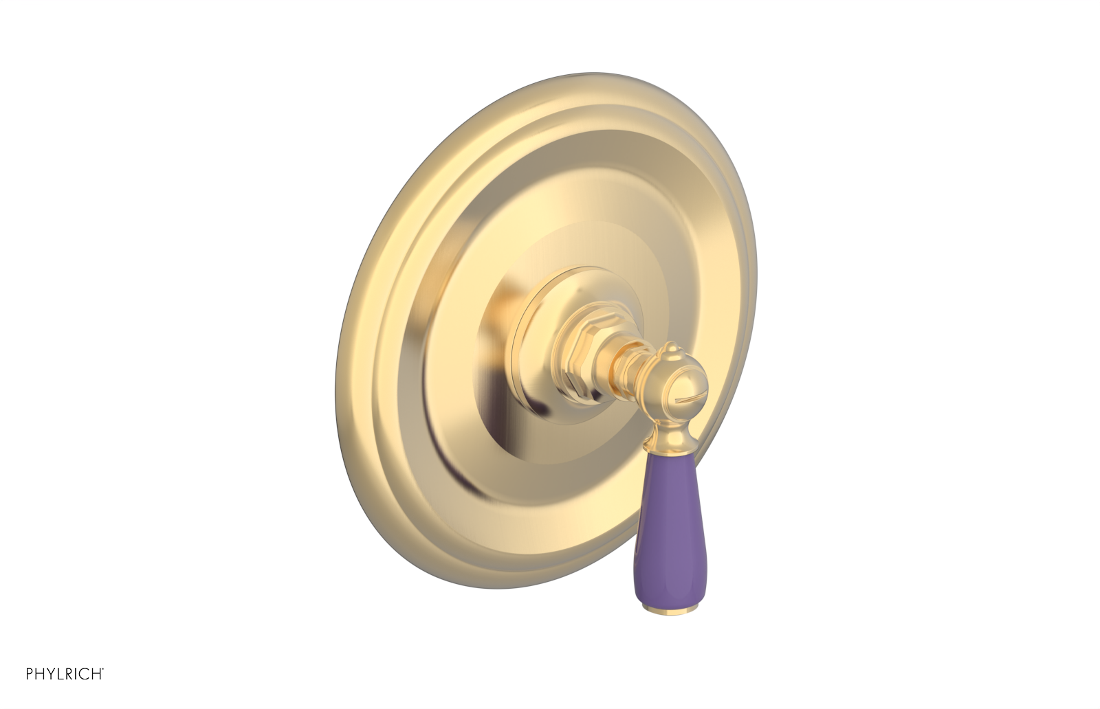 JAMESTOWN - Pressure Balance Shower Plate & Handle Trim with "Purple" Accents 4-735