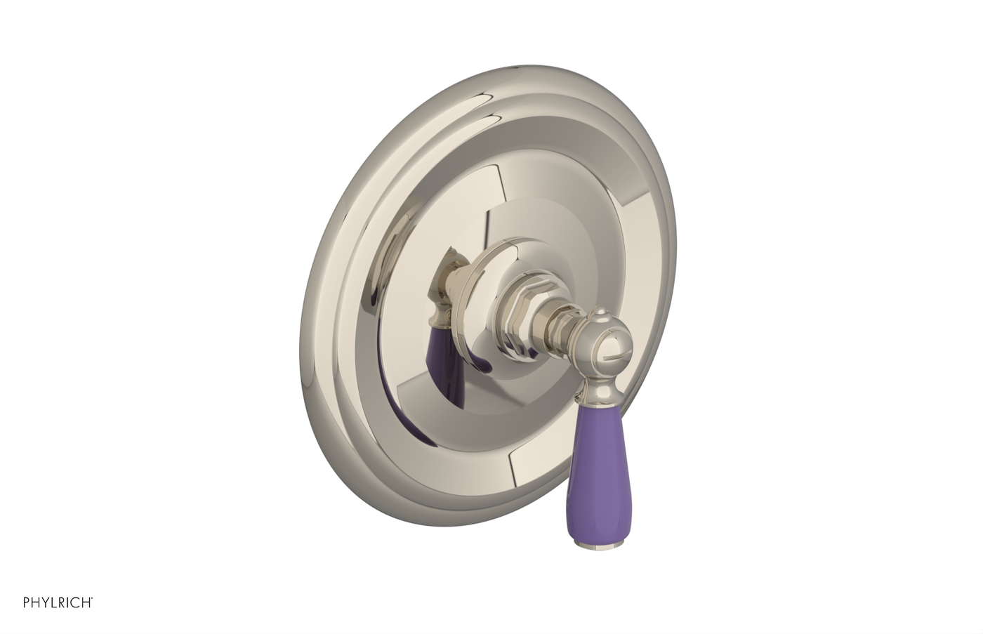 JAMESTOWN - Thermostatic Shower Trim - Lever Handle with "Purple" Accents 4-735