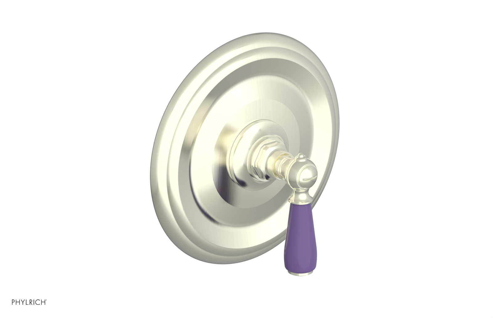 JAMESTOWN - Pressure Balance Shower Plate & Handle Trim with "Purple" Accents 4-735