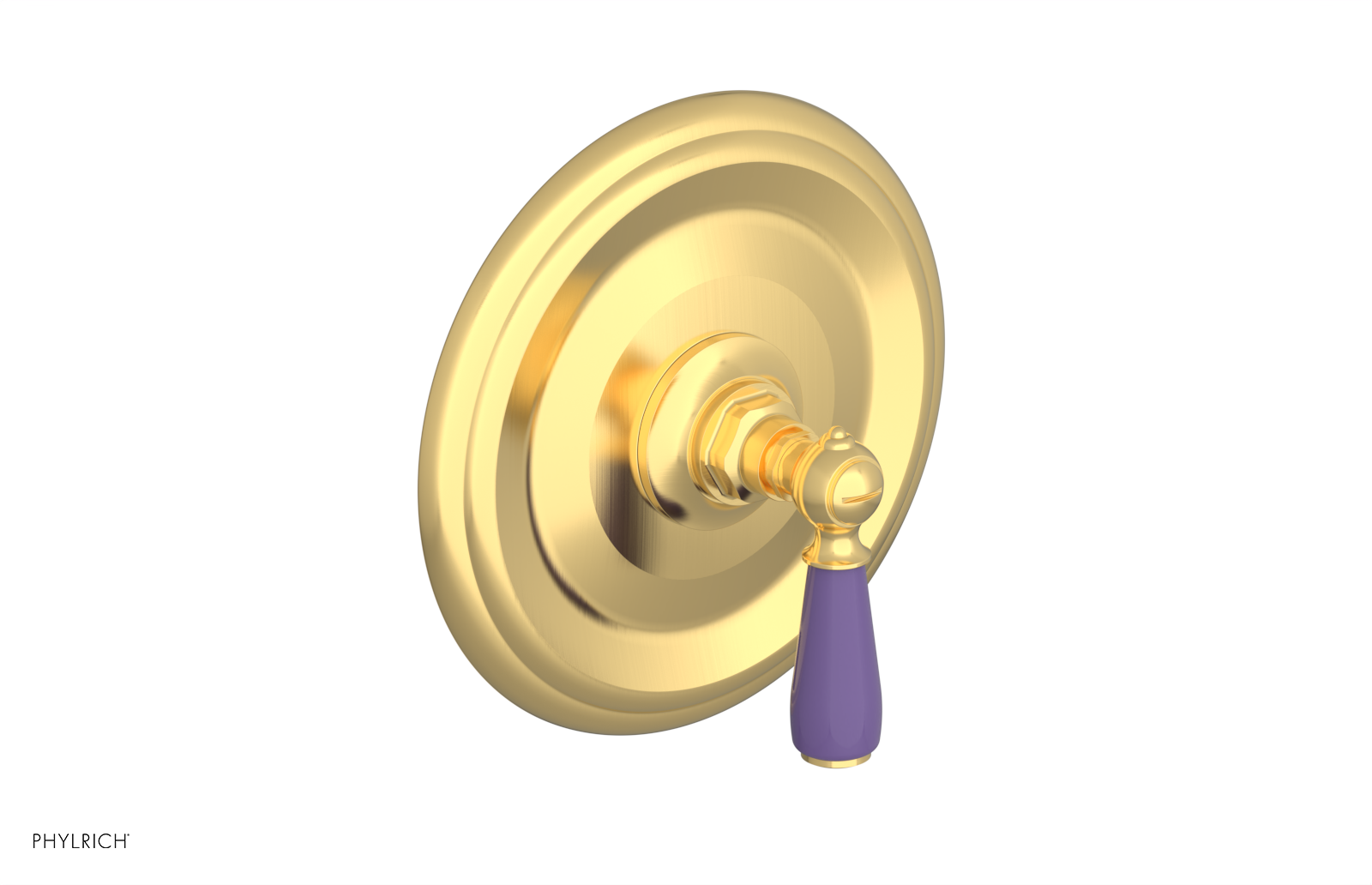 JAMESTOWN - Thermostatic Shower Trim - Lever Handle with "Purple" Accents 4-735