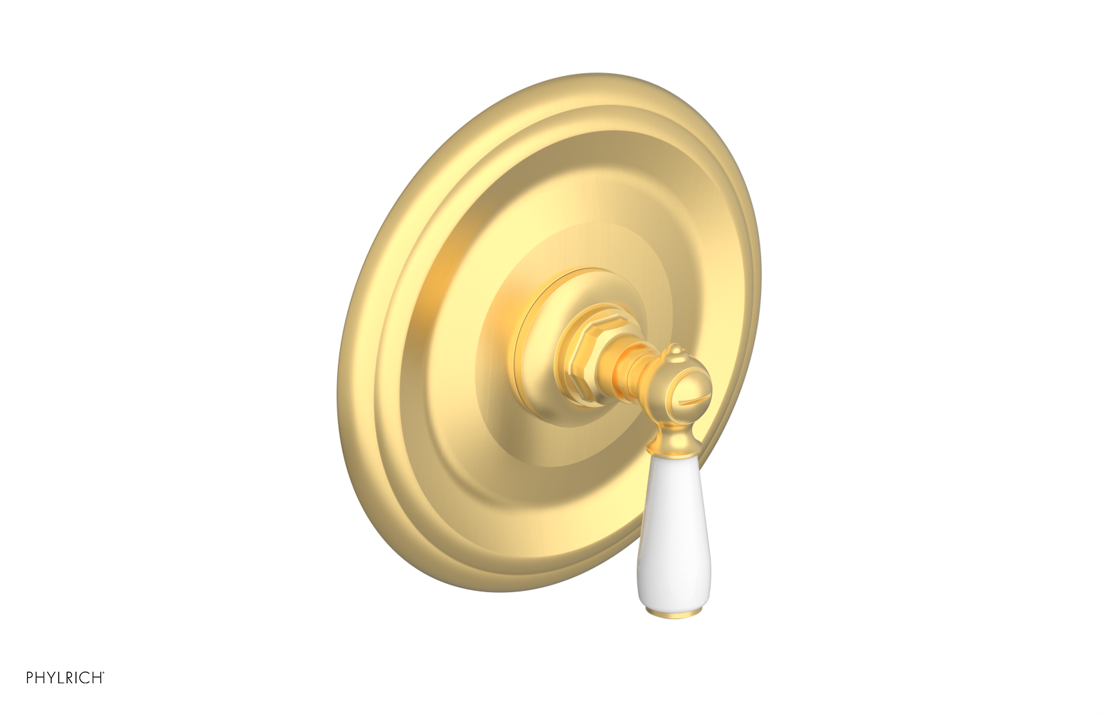 JAMESTOWN - Thermostatic Shower Trim - Lever Handle with "White" Accents 4-735