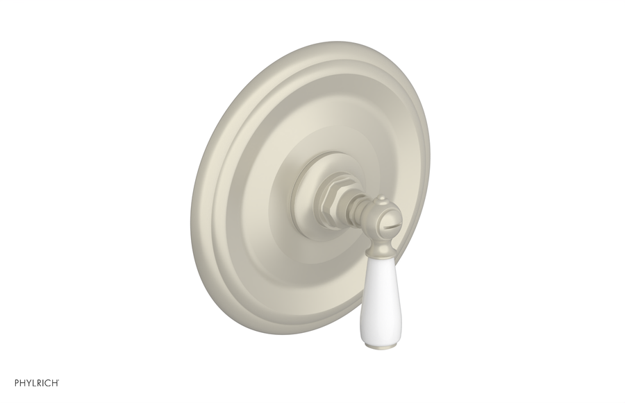 JAMESTOWN - Thermostatic Shower Trim - Lever Handle with "White" Accents 4-735