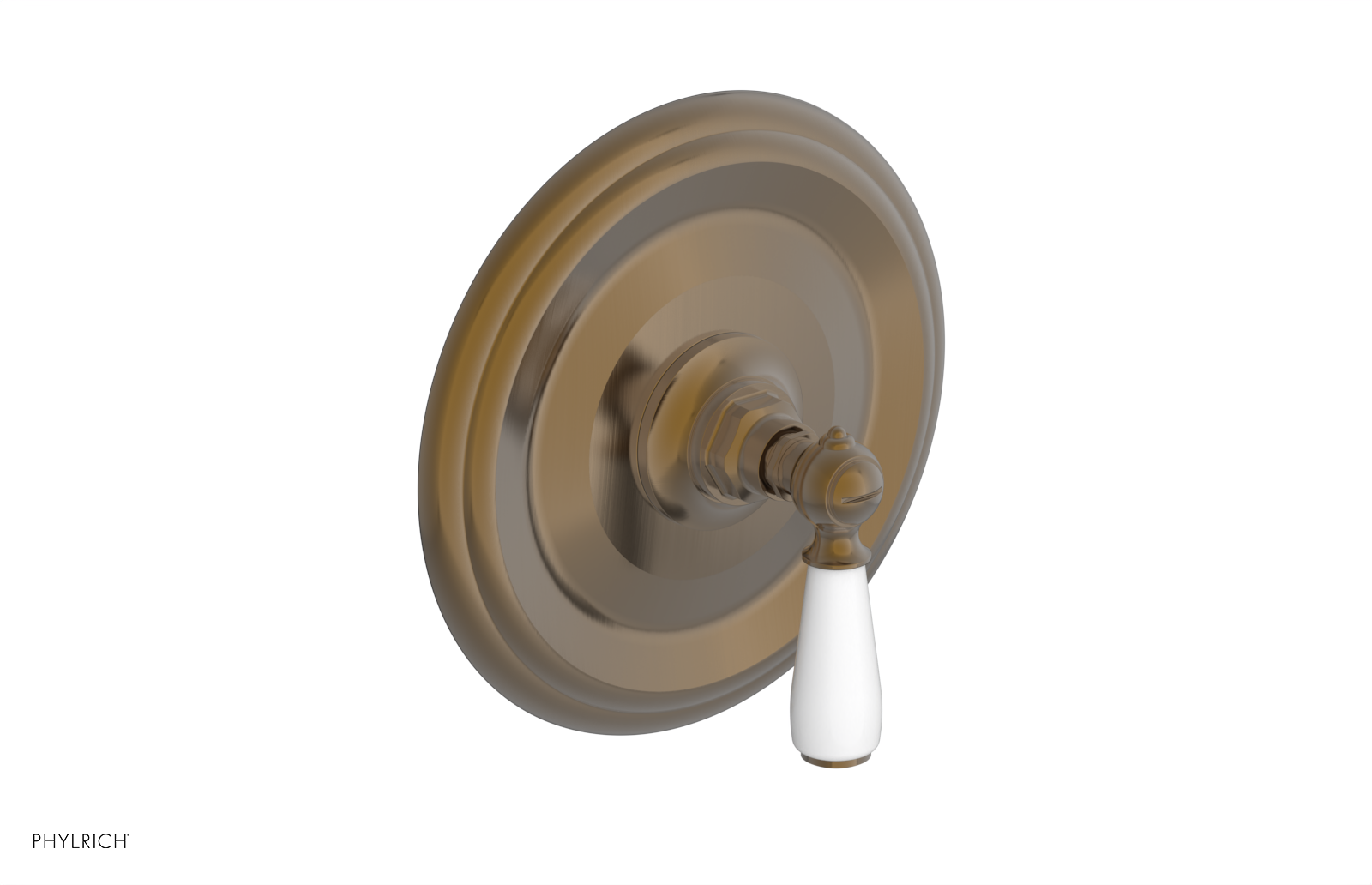 JAMESTOWN - Pressure Balance Shower Plate & Handle Trim with "White" Accents 4-735