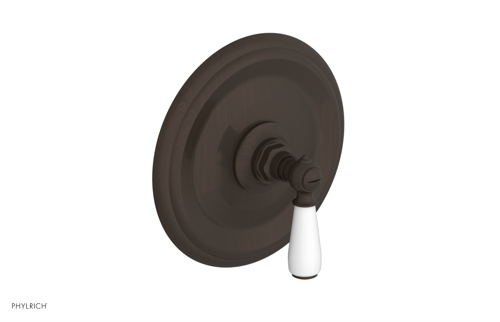 JAMESTOWN - Pressure Balance Shower Plate & Handle Trim with "White" Accents 4-735