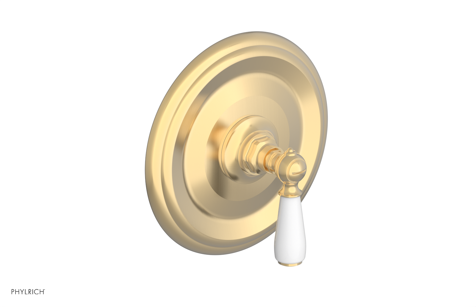 JAMESTOWN - Pressure Balance Shower Plate & Handle Trim with "White" Accents 4-735