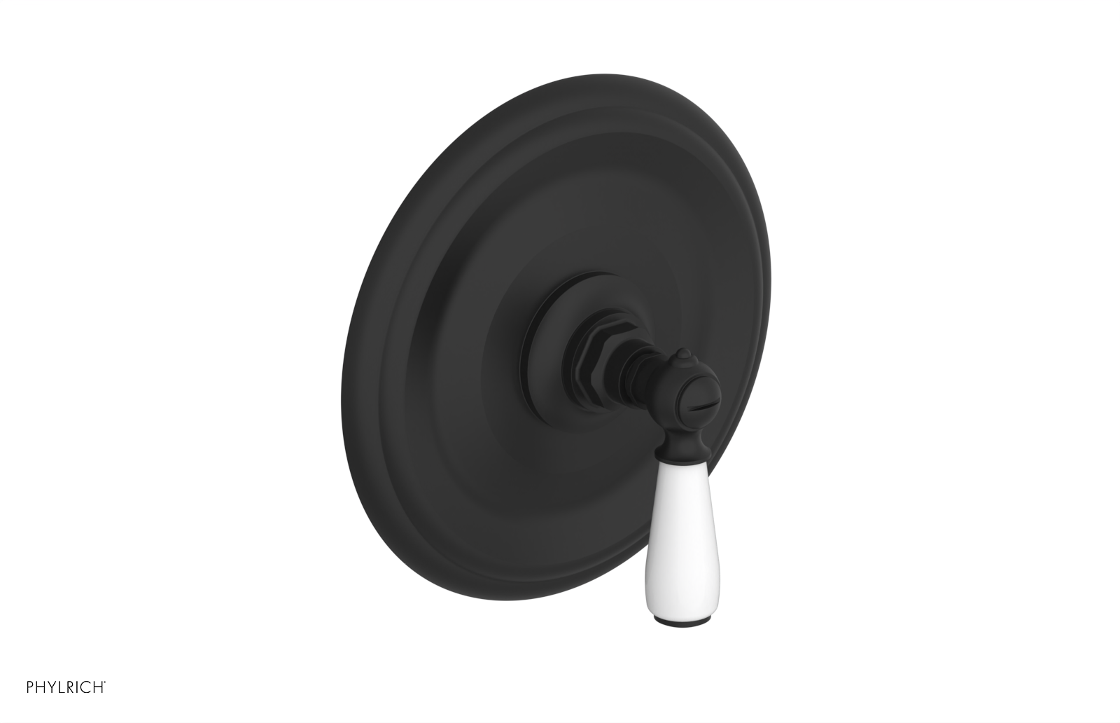 JAMESTOWN - Pressure Balance Shower Plate & Handle Trim with "White" Accents 4-735