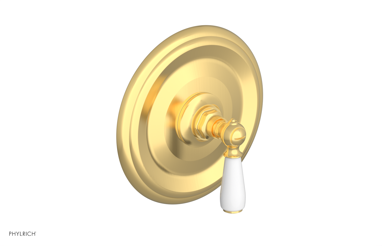 JAMESTOWN - Pressure Balance Shower Plate & Handle Trim with "White" Accents 4-735