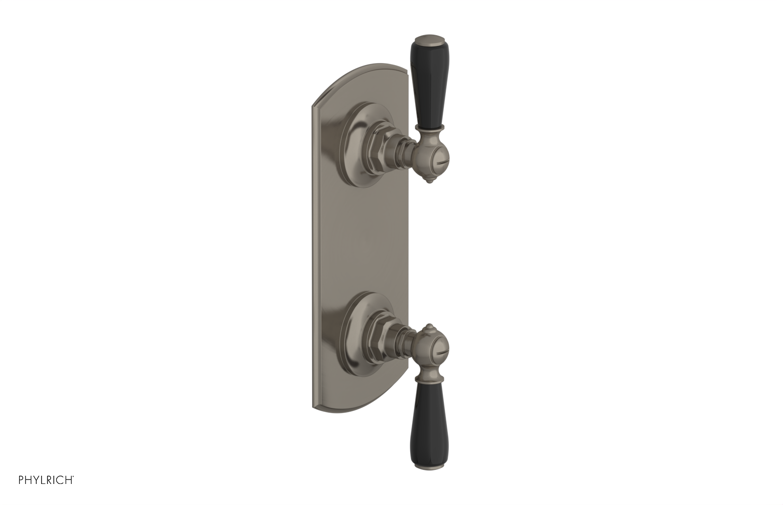 JAMESTOWN - Thermostatic Valve with Volume Control or Diverter with "Black" Accents 4-738