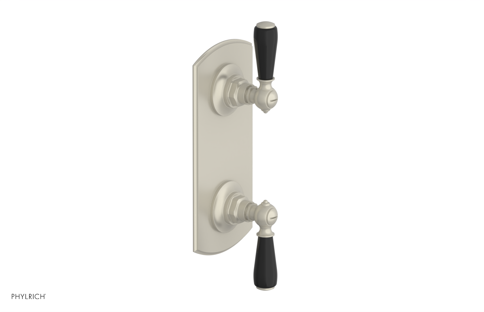 JAMESTOWN - Thermostatic Valve with Volume Control or Diverter with "Black" Accents 4-738