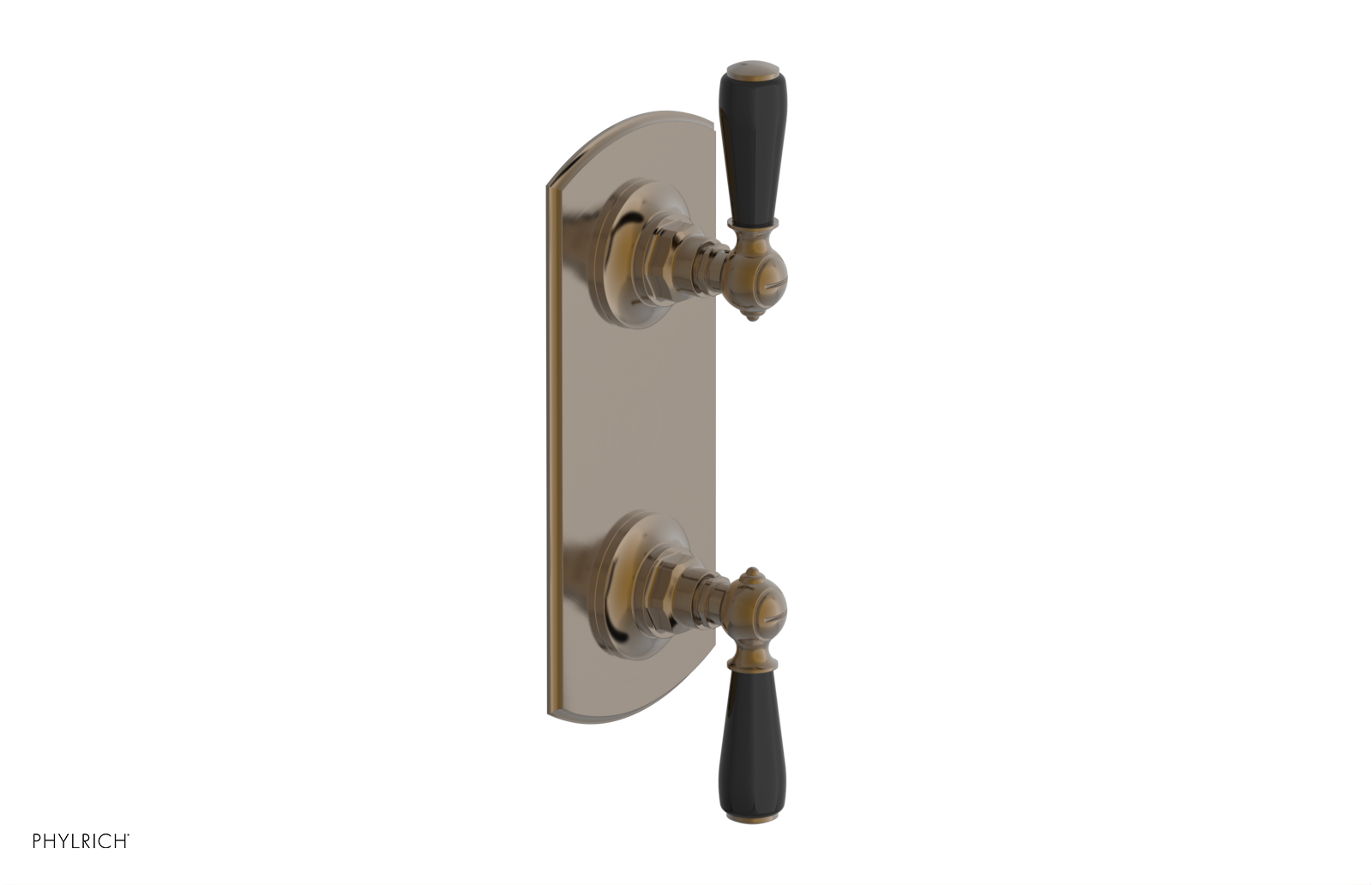JAMESTOWN - Thermostatic Valve with Volume Control or Diverter with "Black" Accents 4-738
