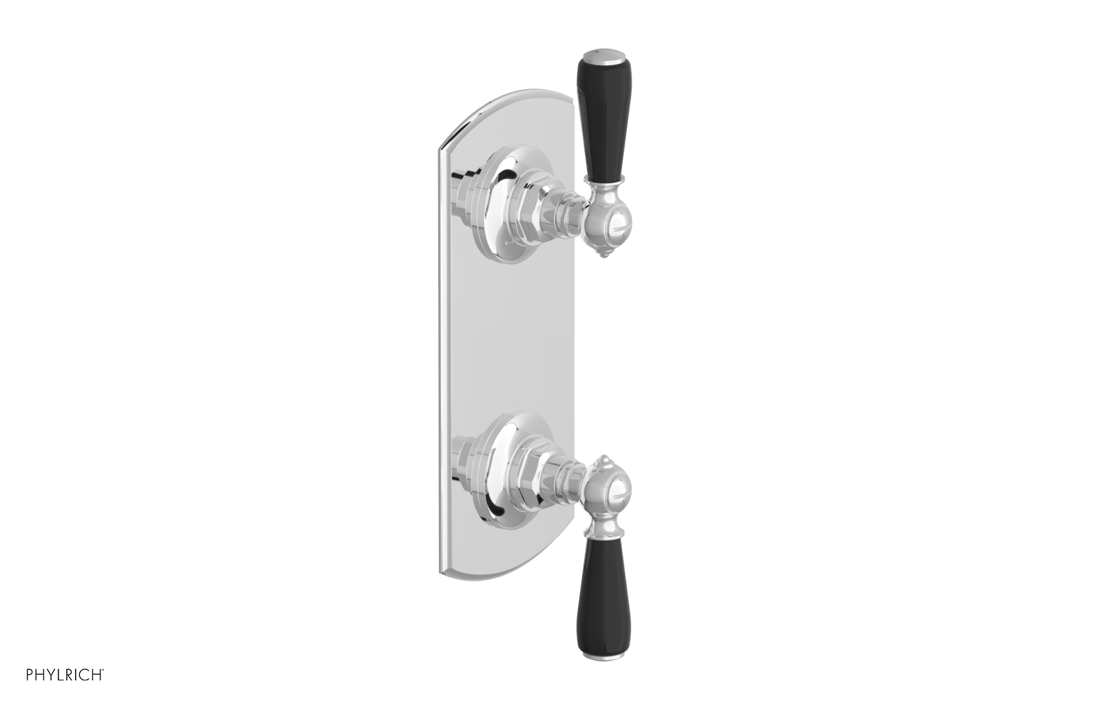 JAMESTOWN - Thermostatic Valve with Volume Control or Diverter with "Black" Accents 4-738