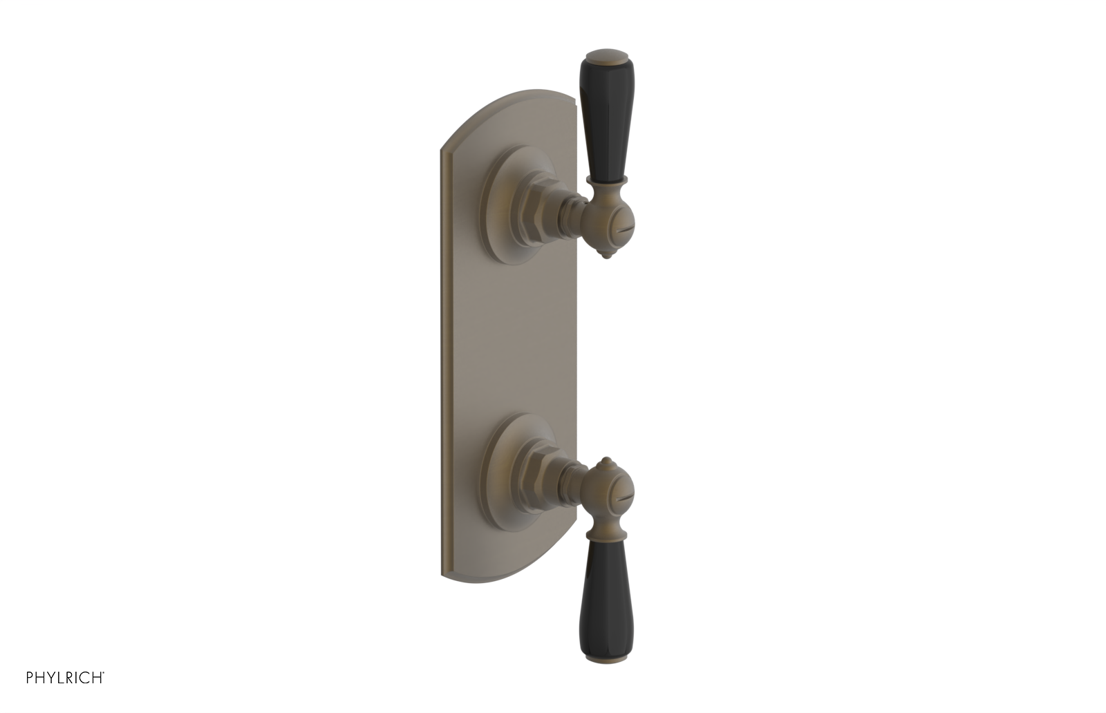 JAMESTOWN - Thermostatic Valve with Volume Control or Diverter with "Black" Accents 4-738