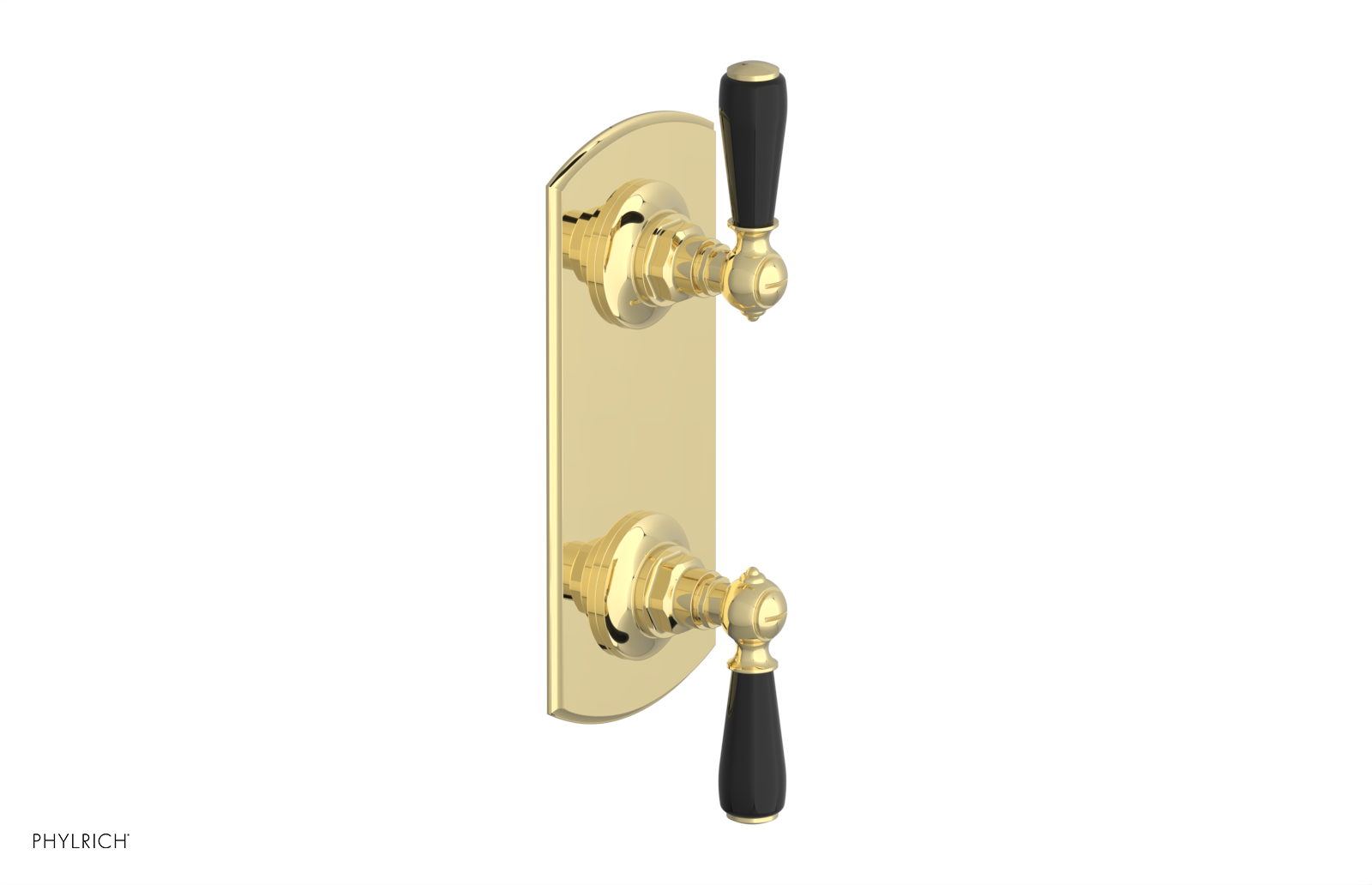 JAMESTOWN - Thermostatic Valve with Volume Control or Diverter with "Black" Accents 4-738