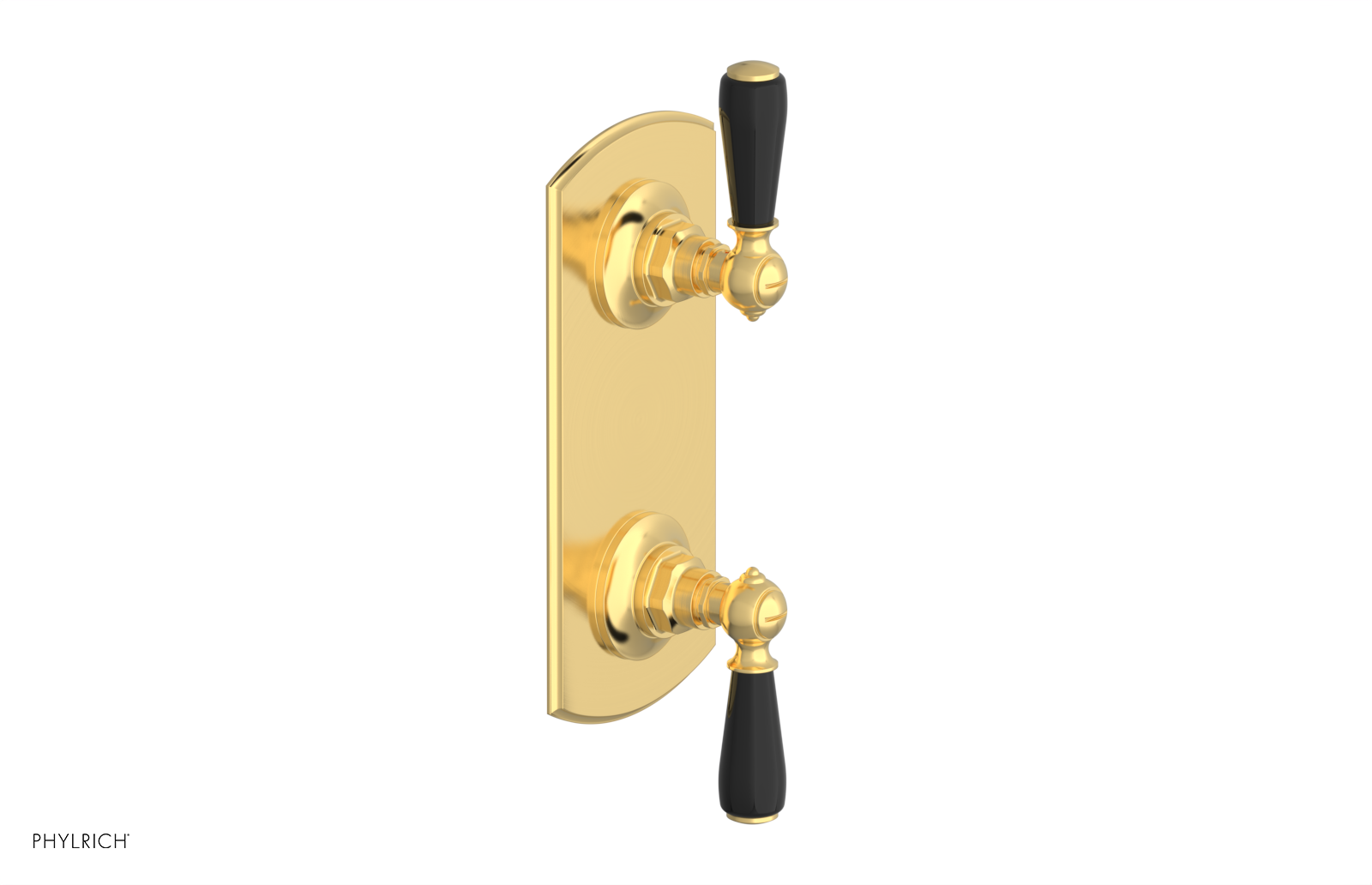 JAMESTOWN - Thermostatic Valve with Volume Control or Diverter with "Black" Accents 4-738