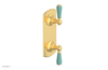 JAMESTOWN - Thermostatic Valve with Volume Control or Diverter with "Turqoise" Accents 4-738
