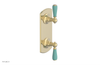JAMESTOWN - Thermostatic Valve with Volume Control or Diverter with "Turqoise" Accents 4-738