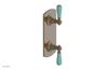JAMESTOWN - Thermostatic Valve with Volume Control or Diverter with "Turqoise" Accents 4-738