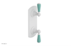 JAMESTOWN - Thermostatic Valve with Volume Control or Diverter with "Turqoise" Accents 4-738