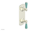 JAMESTOWN - Thermostatic Valve with Volume Control or Diverter with "Turqoise" Accents 4-738