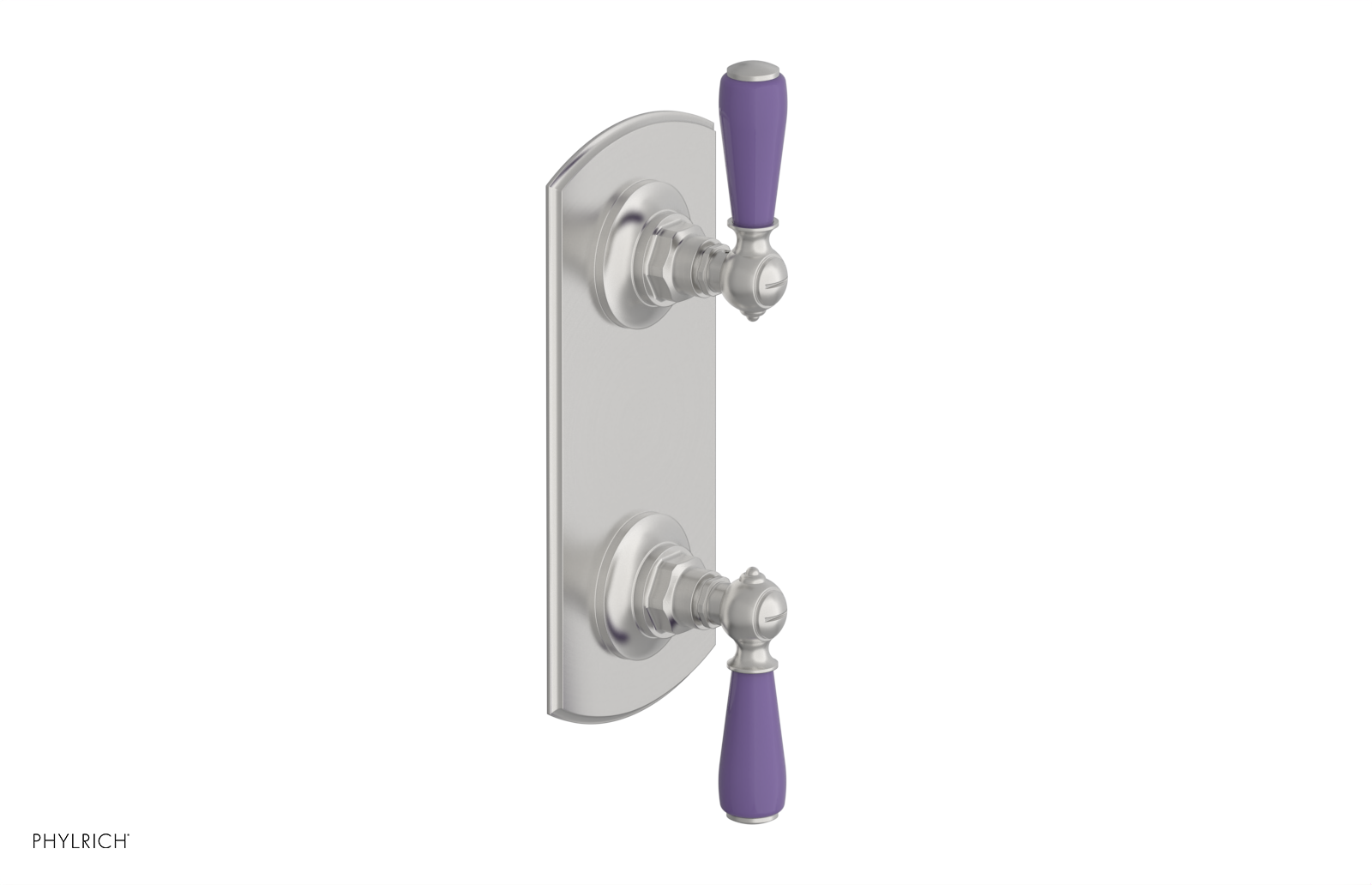 JAMESTOWN - Thermostatic Valve with Volume Control or Diverter with "Purple" Accents 4-738