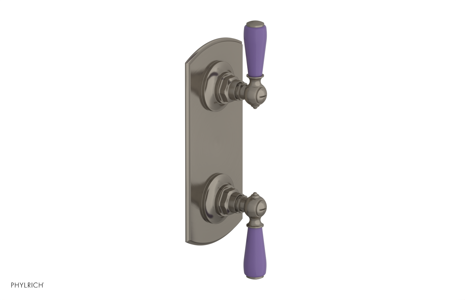 JAMESTOWN - Thermostatic Valve with Volume Control or Diverter with "Purple" Accents 4-738