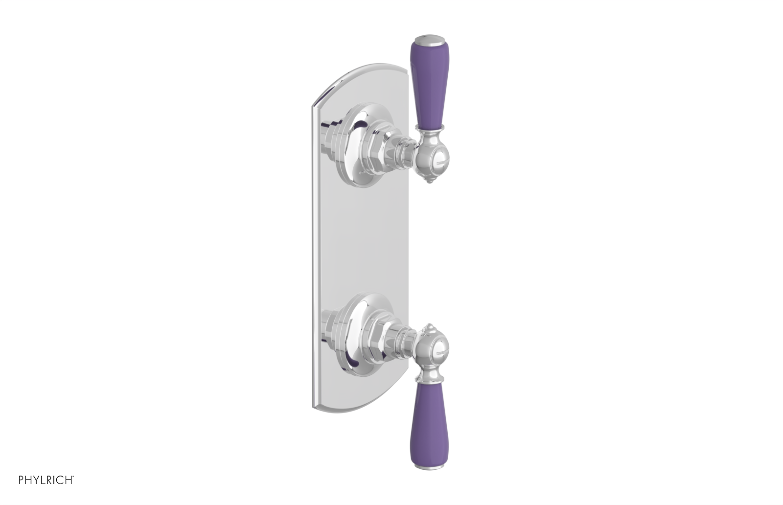 JAMESTOWN - Thermostatic Valve with Volume Control or Diverter with "Purple" Accents 4-738
