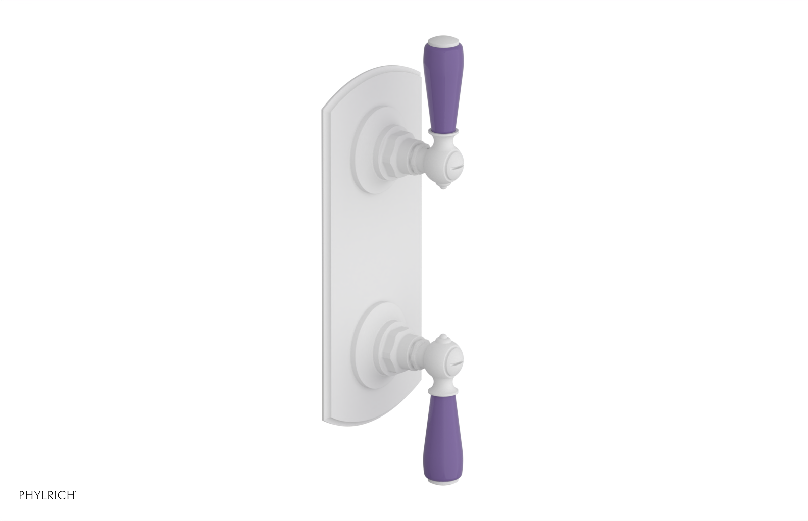 JAMESTOWN - Thermostatic Valve with Volume Control or Diverter with "Purple" Accents 4-738