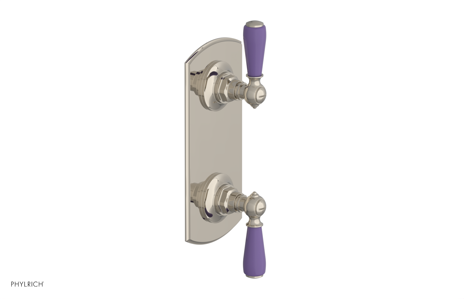 JAMESTOWN - Thermostatic Valve with Volume Control or Diverter with "Purple" Accents 4-738