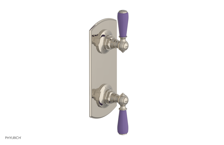 JAMESTOWN - Thermostatic Valve with Volume Control or Diverter with "Purple" Accents 4-738