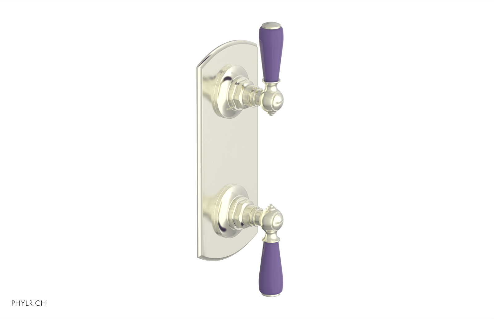 JAMESTOWN - Thermostatic Valve with Volume Control or Diverter with "Purple" Accents 4-738
