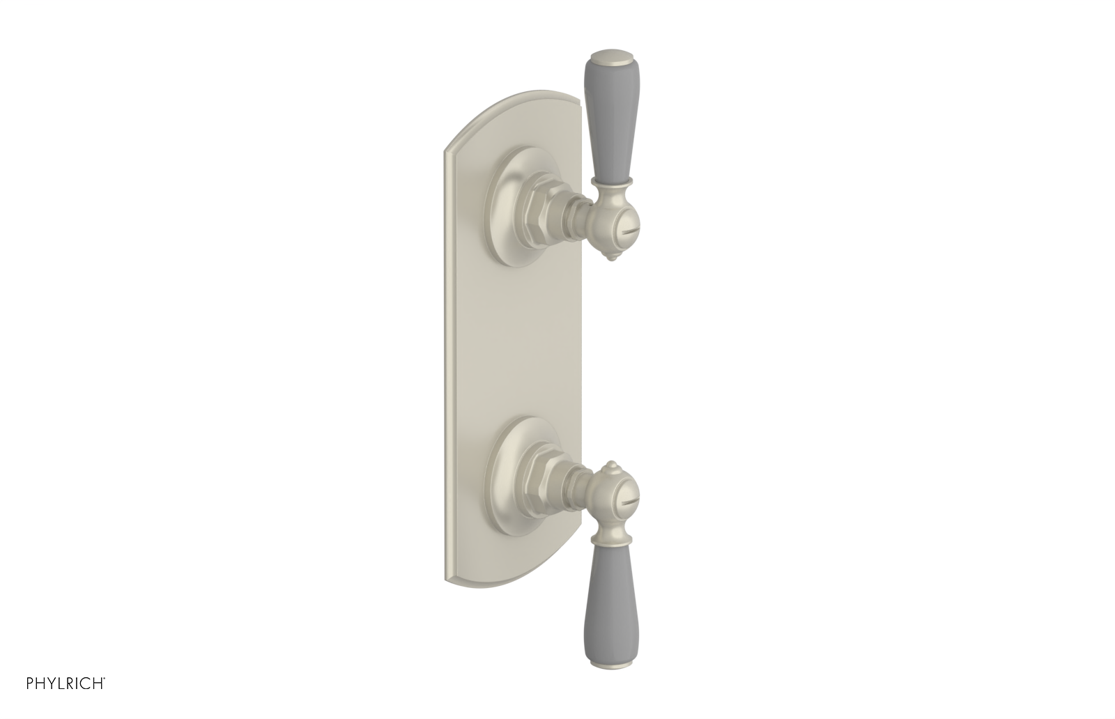 JAMESTOWN - Thermostatic Valve with Volume Control or Diverter with "Grey" Accents 4-738