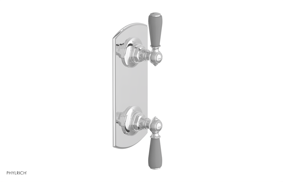 JAMESTOWN - Thermostatic Valve with Volume Control or Diverter with "Grey" Accents 4-738
