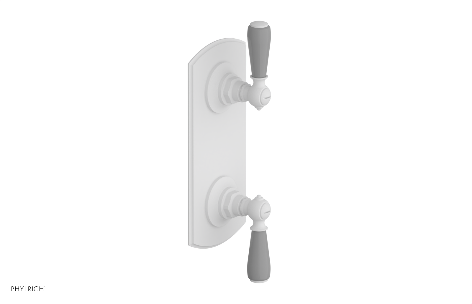 JAMESTOWN - Thermostatic Valve with Volume Control or Diverter with "Grey" Accents 4-738