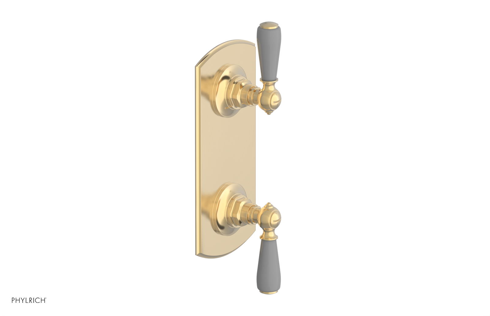 JAMESTOWN - Thermostatic Valve with Volume Control or Diverter with "Grey" Accents 4-738