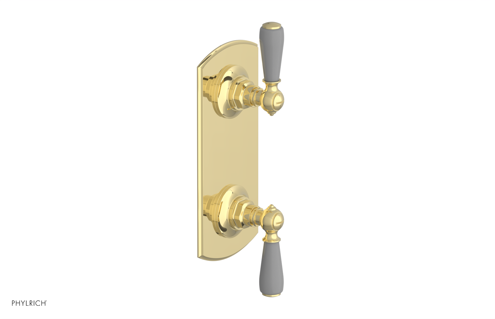 JAMESTOWN - Thermostatic Valve with Volume Control or Diverter with "Grey" Accents 4-738