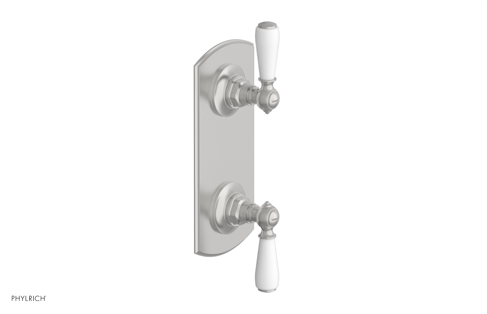 JAMESTOWN - Thermostatic Valve with Volume Control or Diverter with "White" Accents 4-738