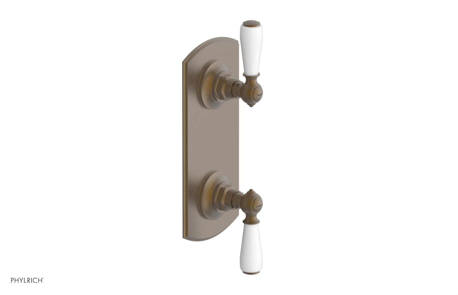 JAMESTOWN - Thermostatic Valve with Volume Control or Diverter with "White" Accents 4-738