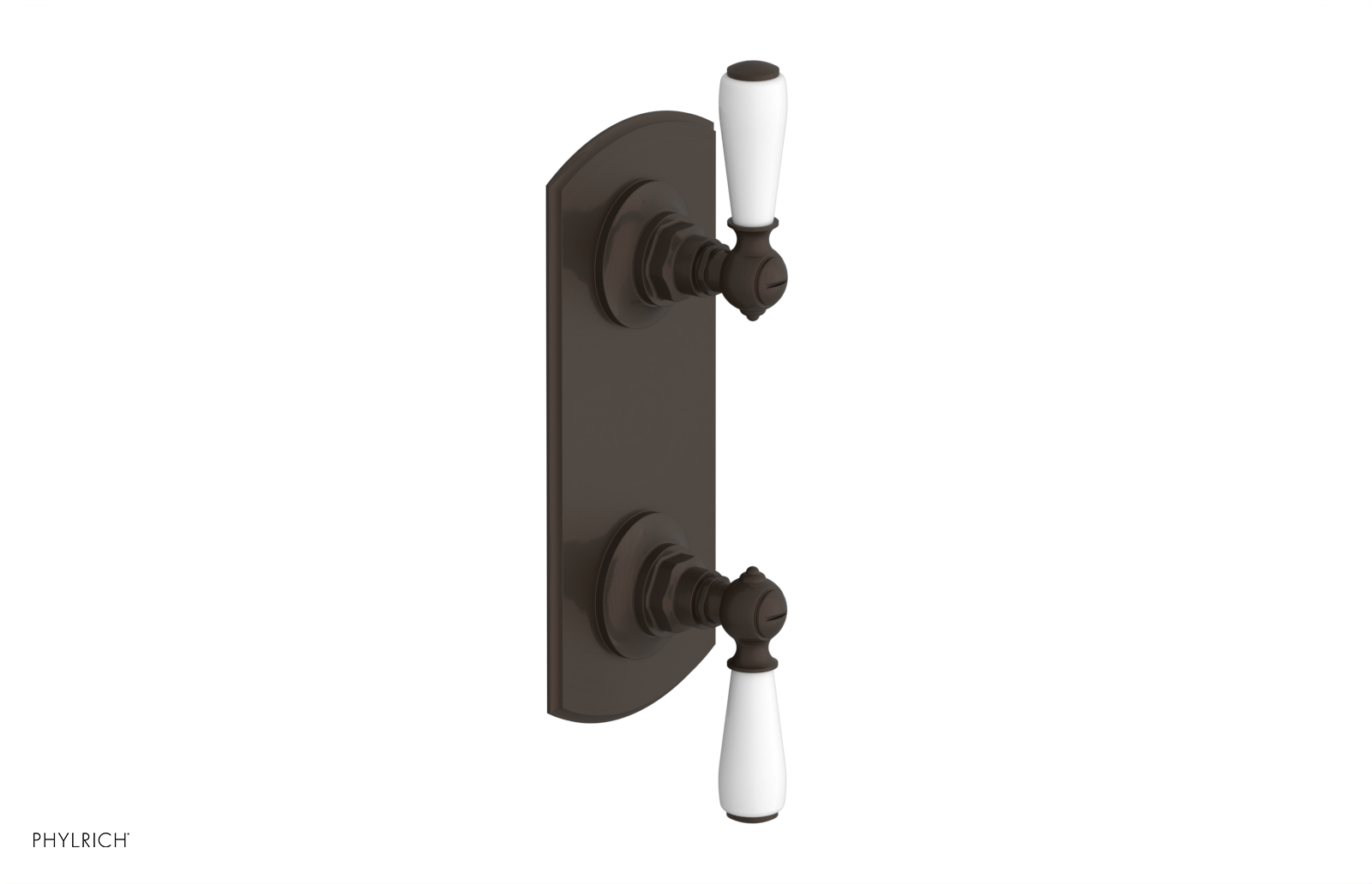 JAMESTOWN - Thermostatic Valve with Volume Control or Diverter with "White" Accents 4-738