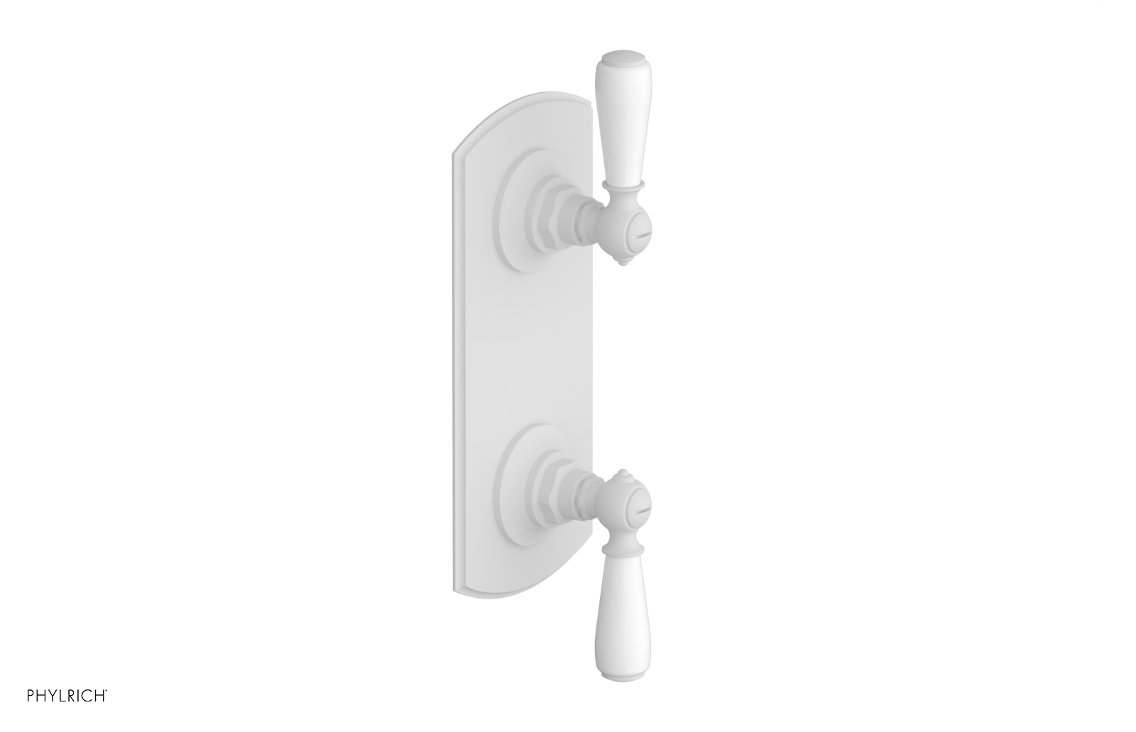 JAMESTOWN - Thermostatic Valve with Volume Control or Diverter with "White" Accents 4-738