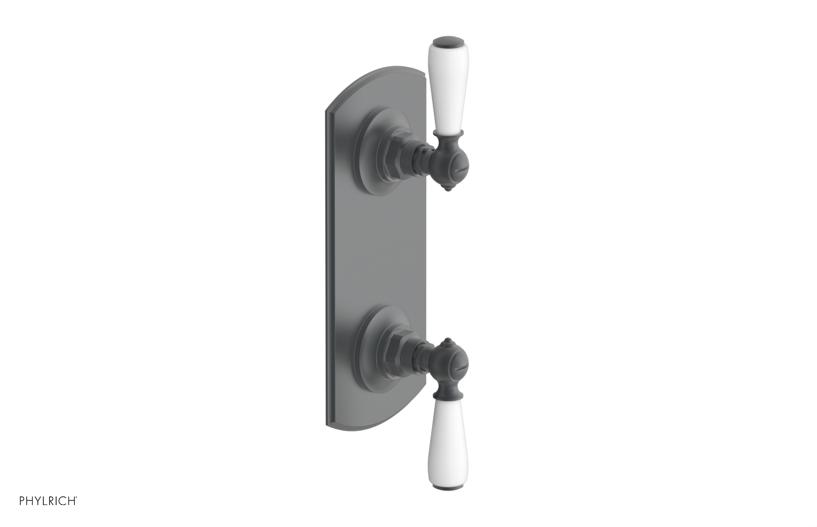 JAMESTOWN - Thermostatic Valve with Volume Control or Diverter with "White" Accents 4-738