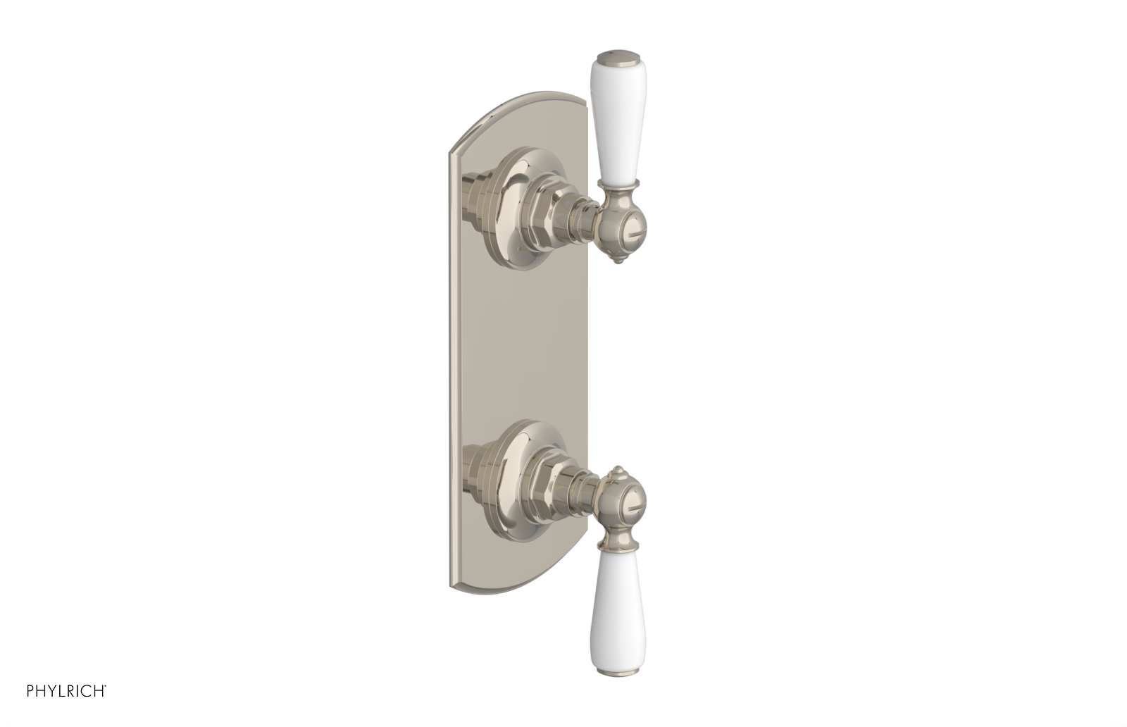 JAMESTOWN - Thermostatic Valve with Volume Control or Diverter with "White" Accents 4-738