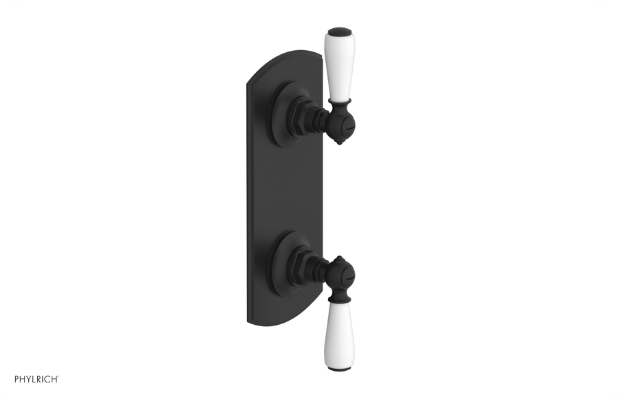 JAMESTOWN - Thermostatic Valve with Volume Control or Diverter with "White" Accents 4-738